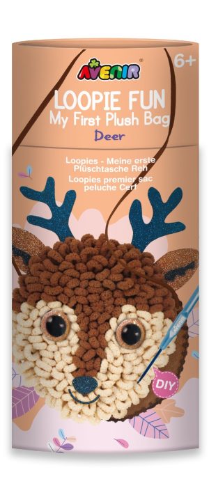 Avenir - Loopie Fun My First Plush Bag - Deer