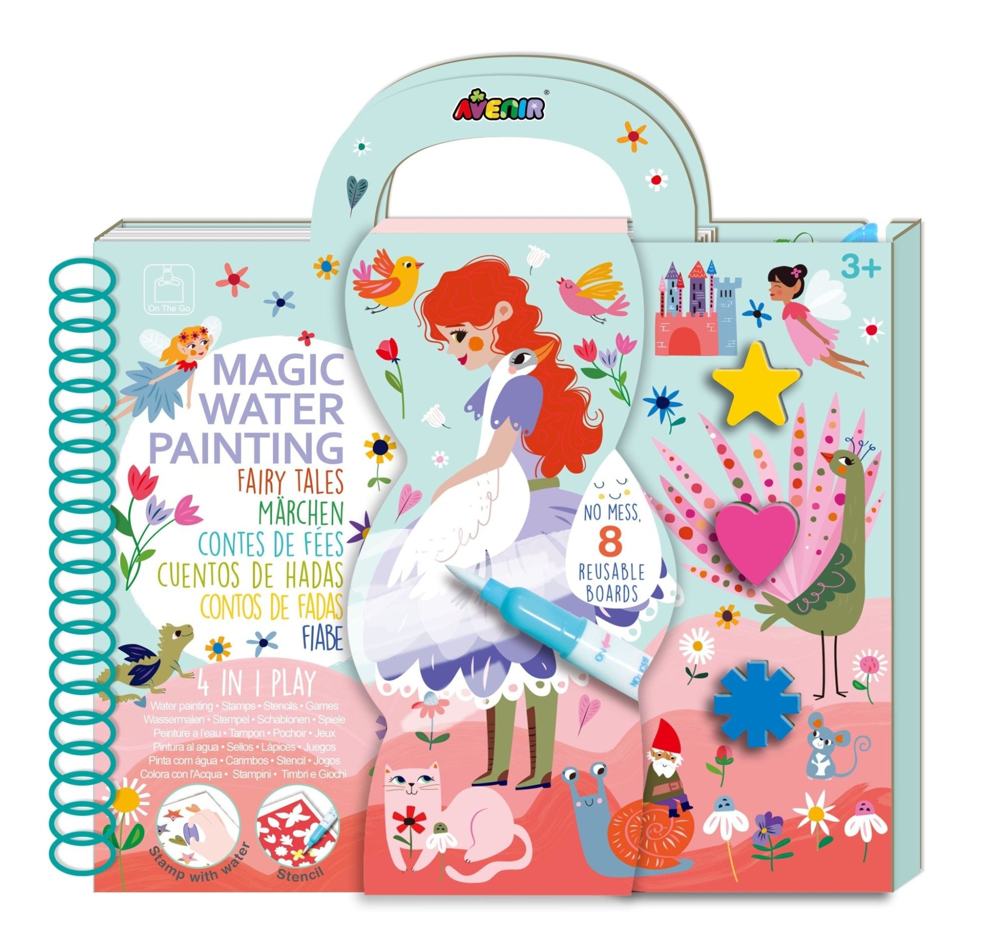 Avenir - Magic Water Painting 4in1 Fairy Tales