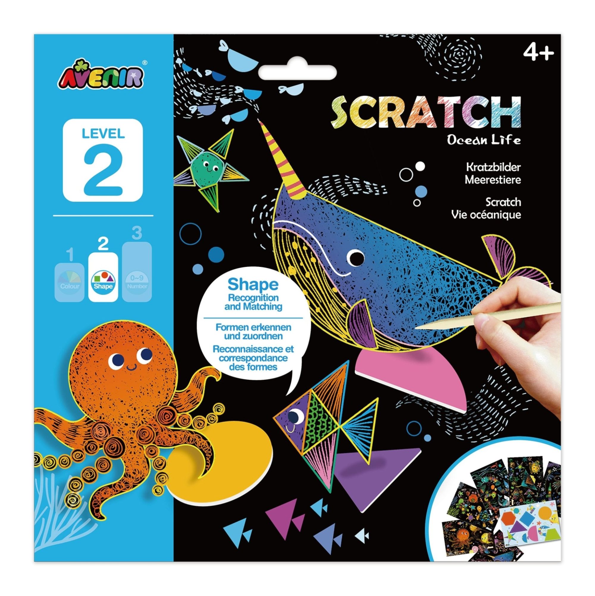 Avenir Scratch Learning Fun Lvl 3 - Ocean Life
