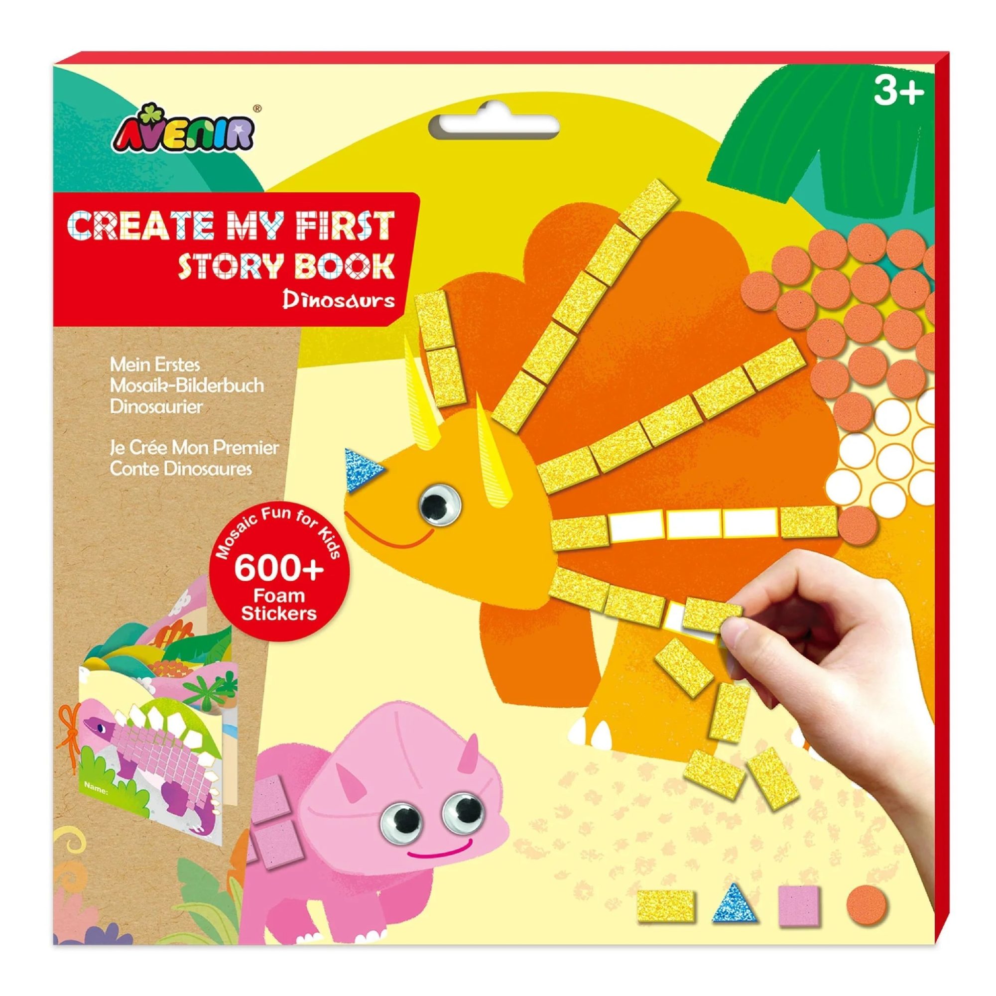 Mosaic Sticker Book Junior - Dinosaurs
