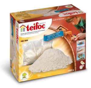 Teifoc Real Bricks Building Sets - Teifoc Cement (1kg)